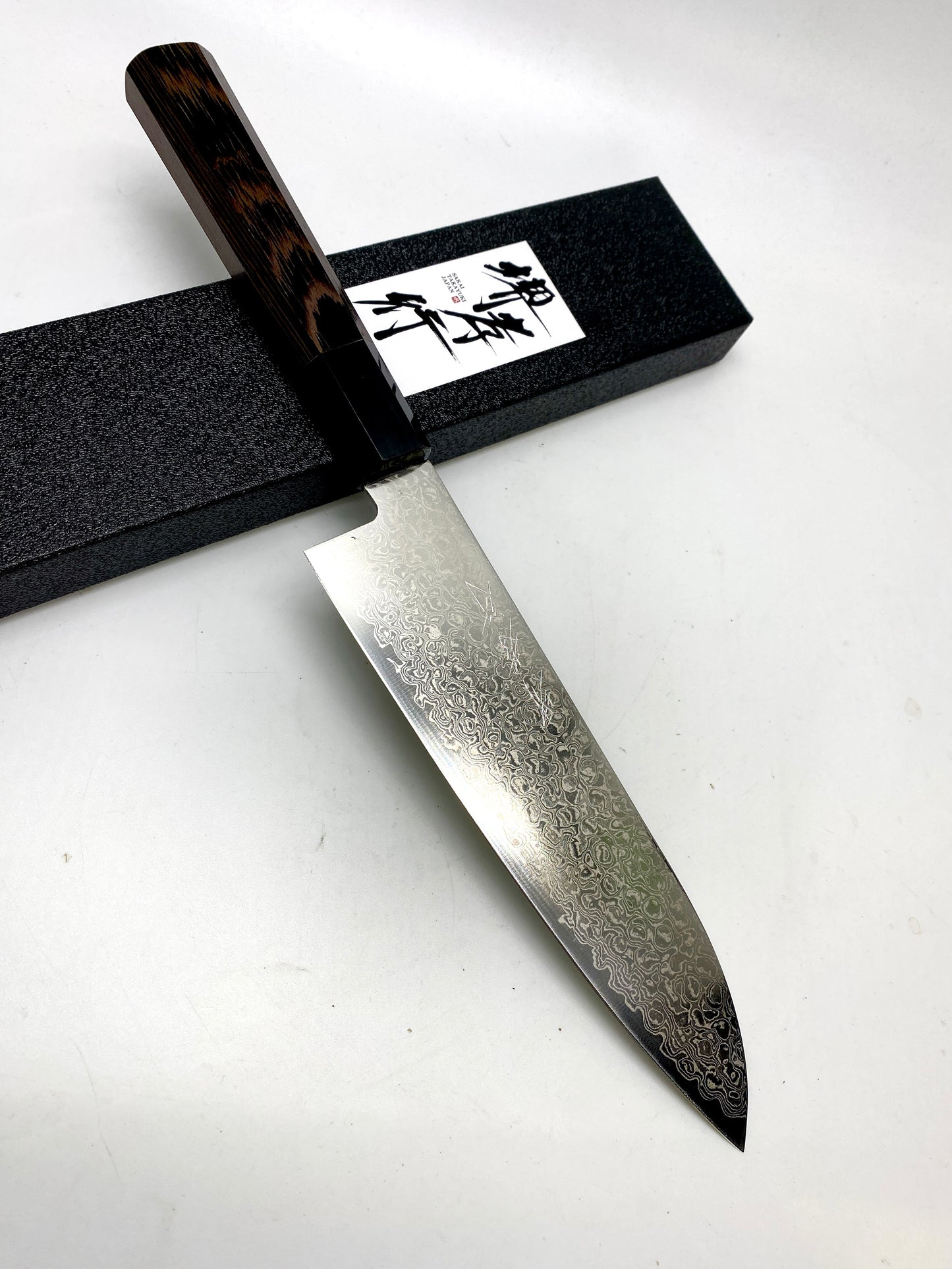 "Sakai Takayuki" Santoku ZA-18 (Ginga　銀河 Damascus steel containing cobalt) 180mm