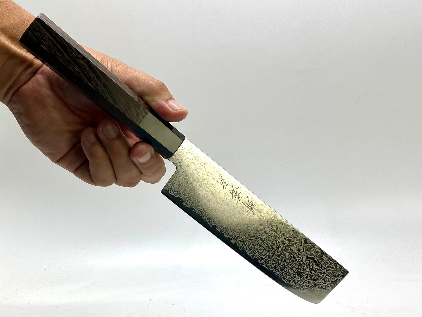 "Sakai Takayuki" ZA-18 Nakiri vegetable Knife ZA-18 (Ginga　銀河 Damascus steel containing cobalt)165mm