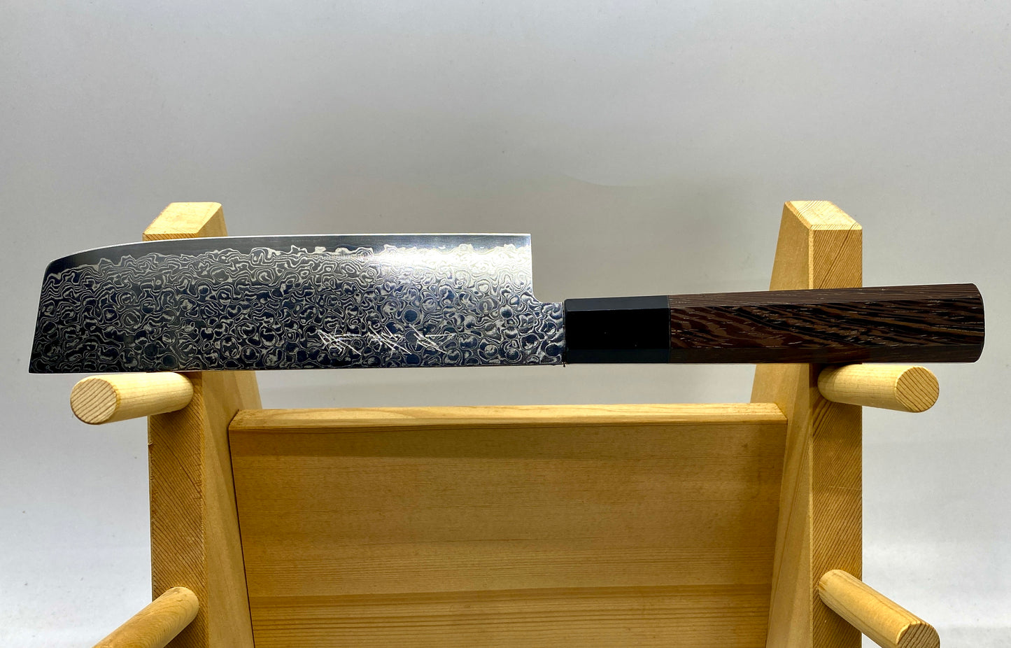 "Sakai Takayuki" ZA-18 Nakiri vegetable Knife ZA-18 (Ginga　銀河 Damascus steel containing cobalt)165mm