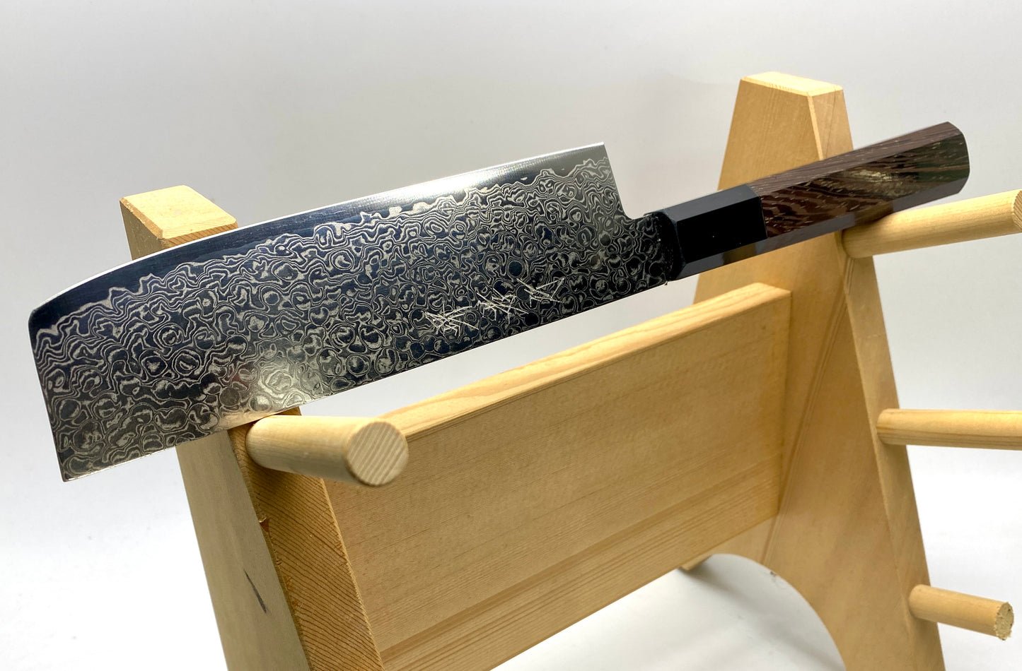 "Sakai Takayuki" ZA-18 Nakiri vegetable Knife ZA-18 (Ginga　銀河 Damascus steel containing cobalt)165mm